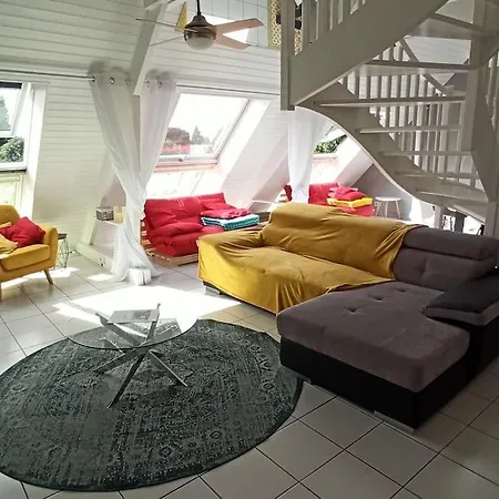 Appartement Superbe loft 90m² proche parc expo Nantes  Extérieur photo