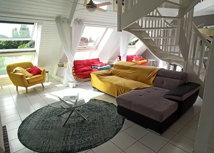 Superbe loft 90m² proche parc expo Nantes (6p)